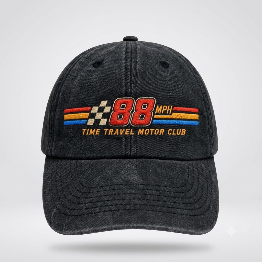 88 MPH Time Travel Motor Club Hat