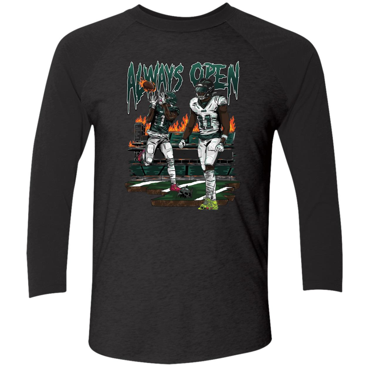 A.j Brown Always Open V2 T-Shirt