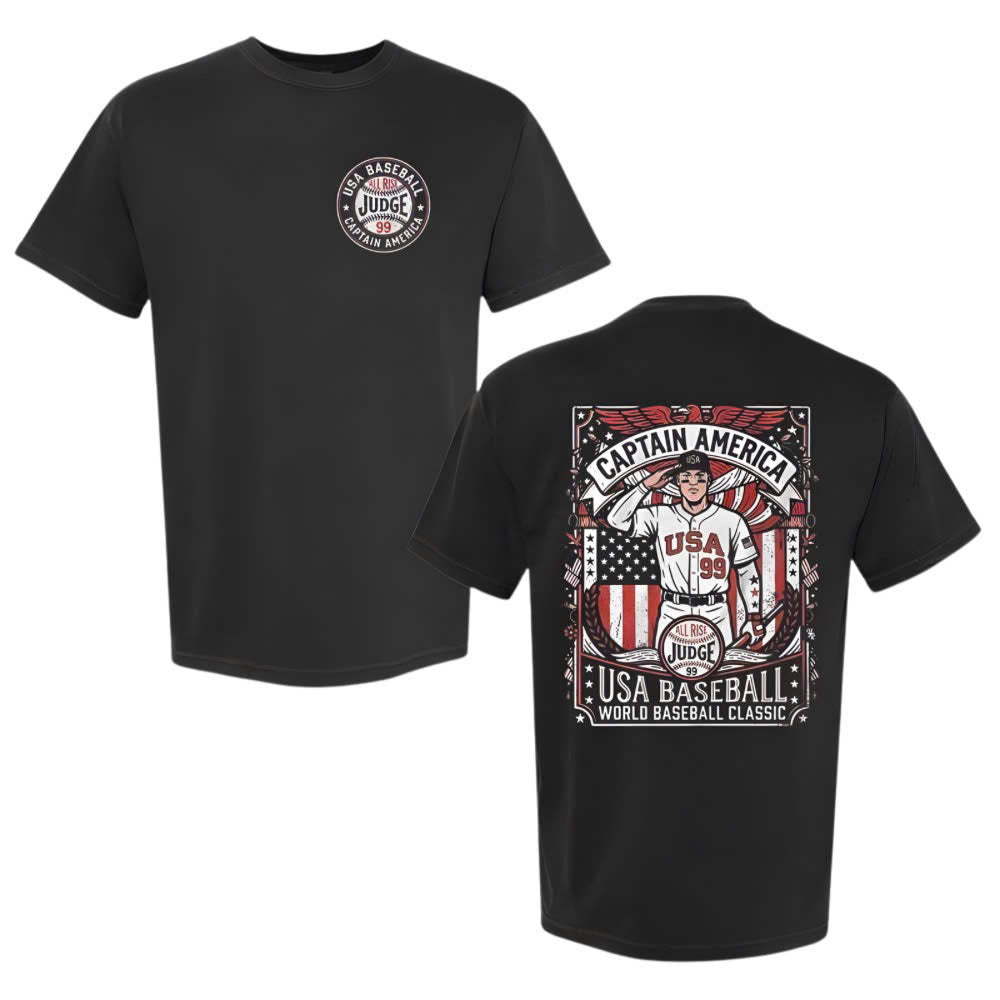 Aaron Judge Captain America Usa Baseball World Baseball Classic Shirt