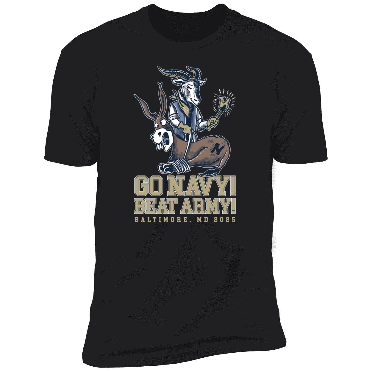 America's Game An Go Navy Beat Army Premium SS T-Shirt