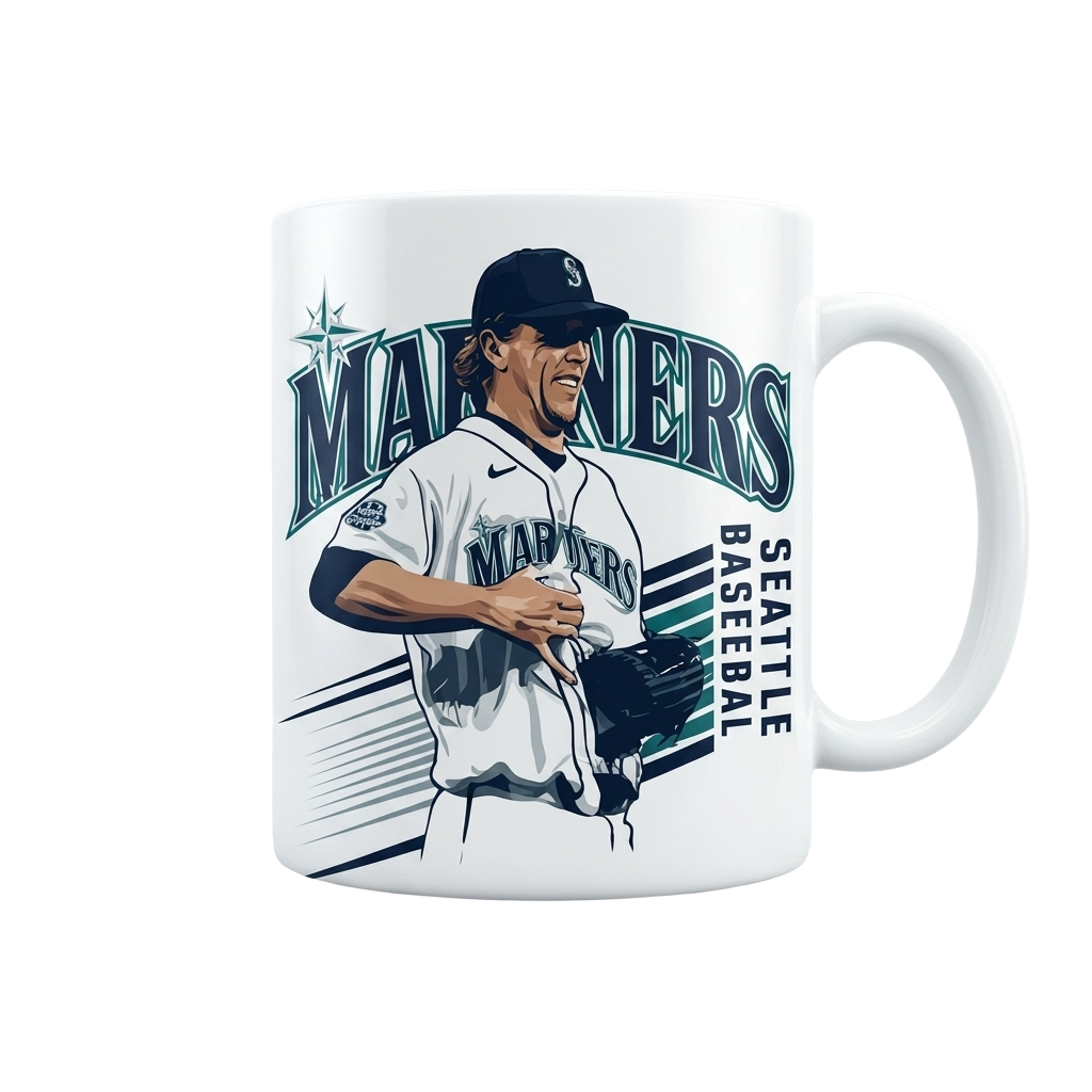 Baseball Pitcher Catches Ball In Mug