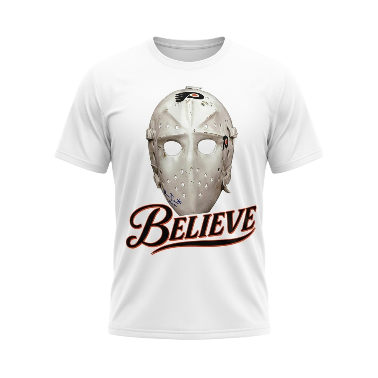 Believe Mask Philadelphia Flyers Shirt