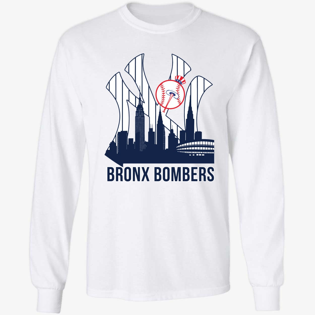 Bronx Bombers NY Yankees Long Sleeve Shirt