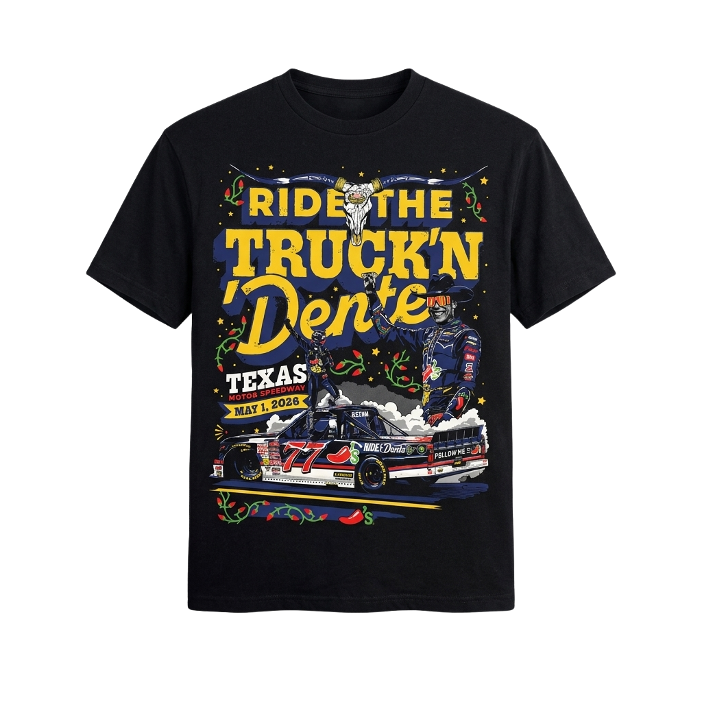 Carson Hocevar Ride The Truck'n Dente Shirt