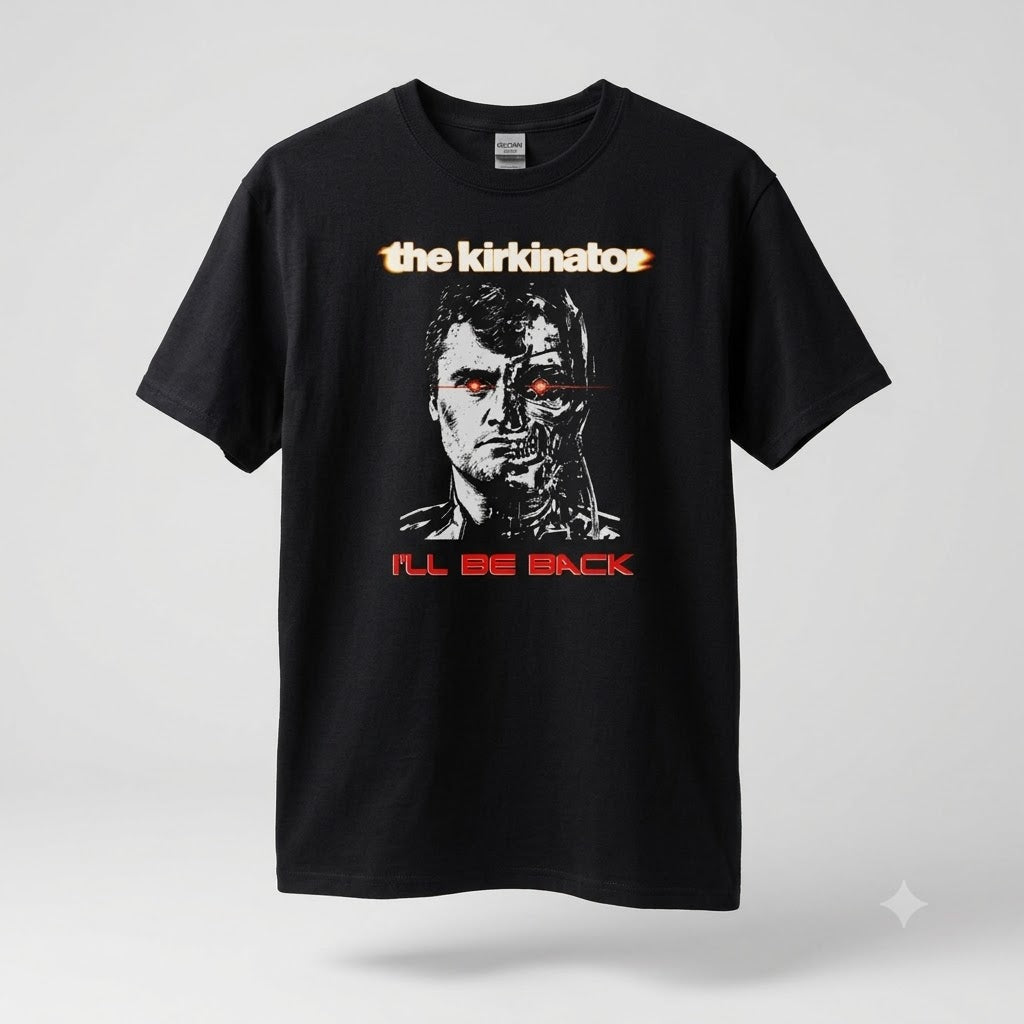 Charlie Kirk The Kirkinator I'll Be Back Shirt