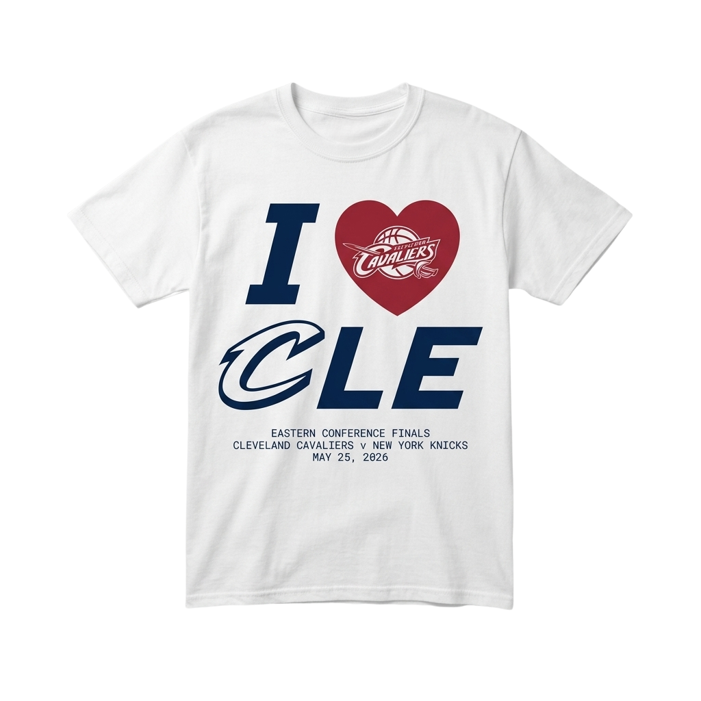 Cleveland Cavaliers I Love CLE Game 4 2026 Shirt