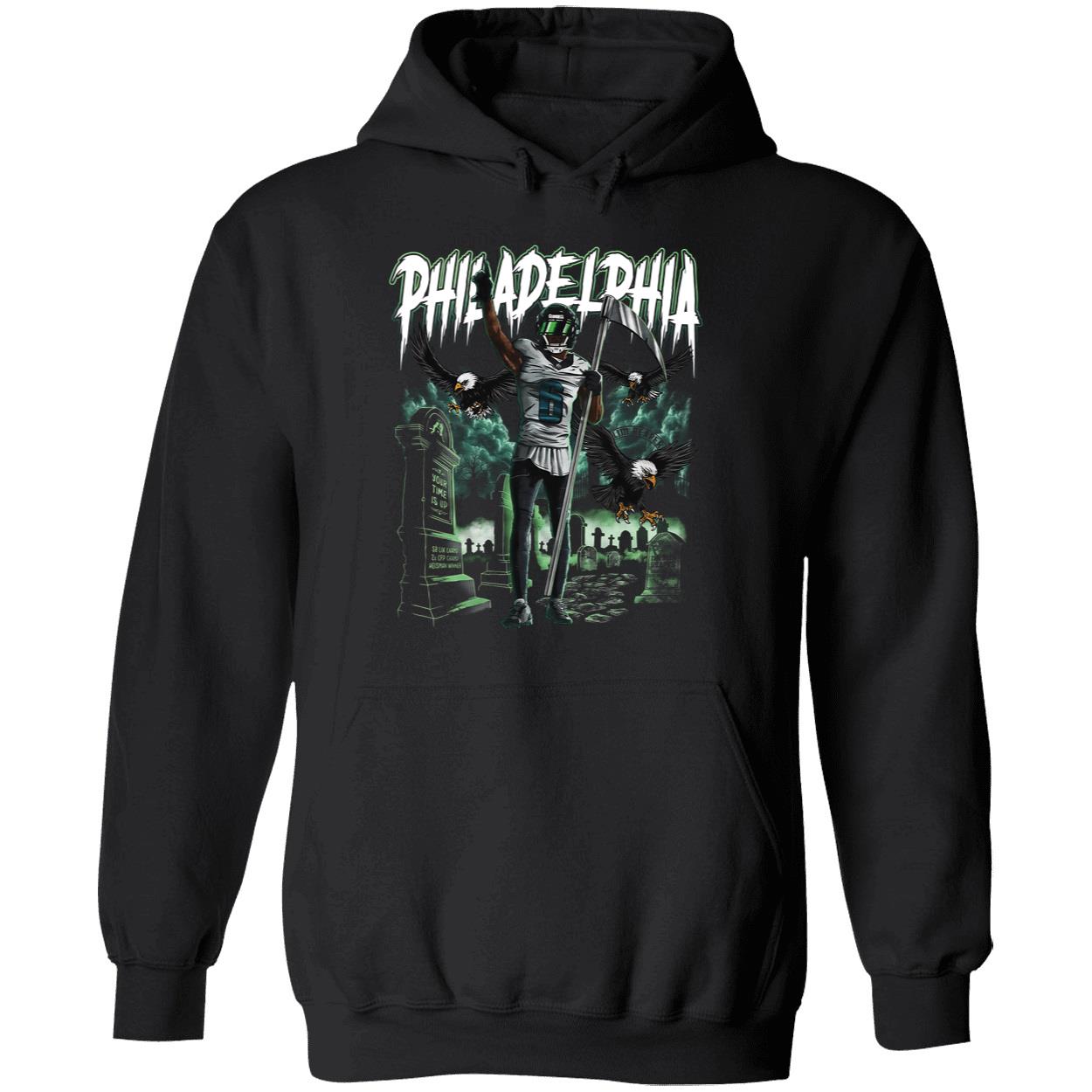 Devonta Smith Slim Reaper Graveyard Hoodie