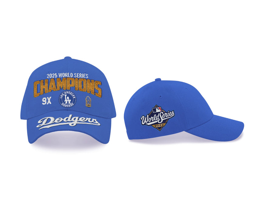 Dodgers 9X 2025 World Series Champions Hat
