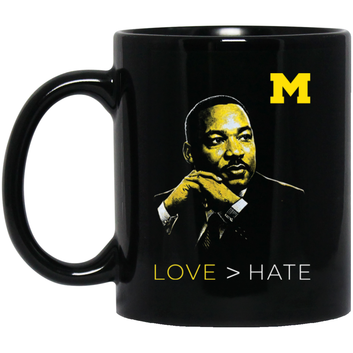 Michigan Love > Hate MLK Day Mug
