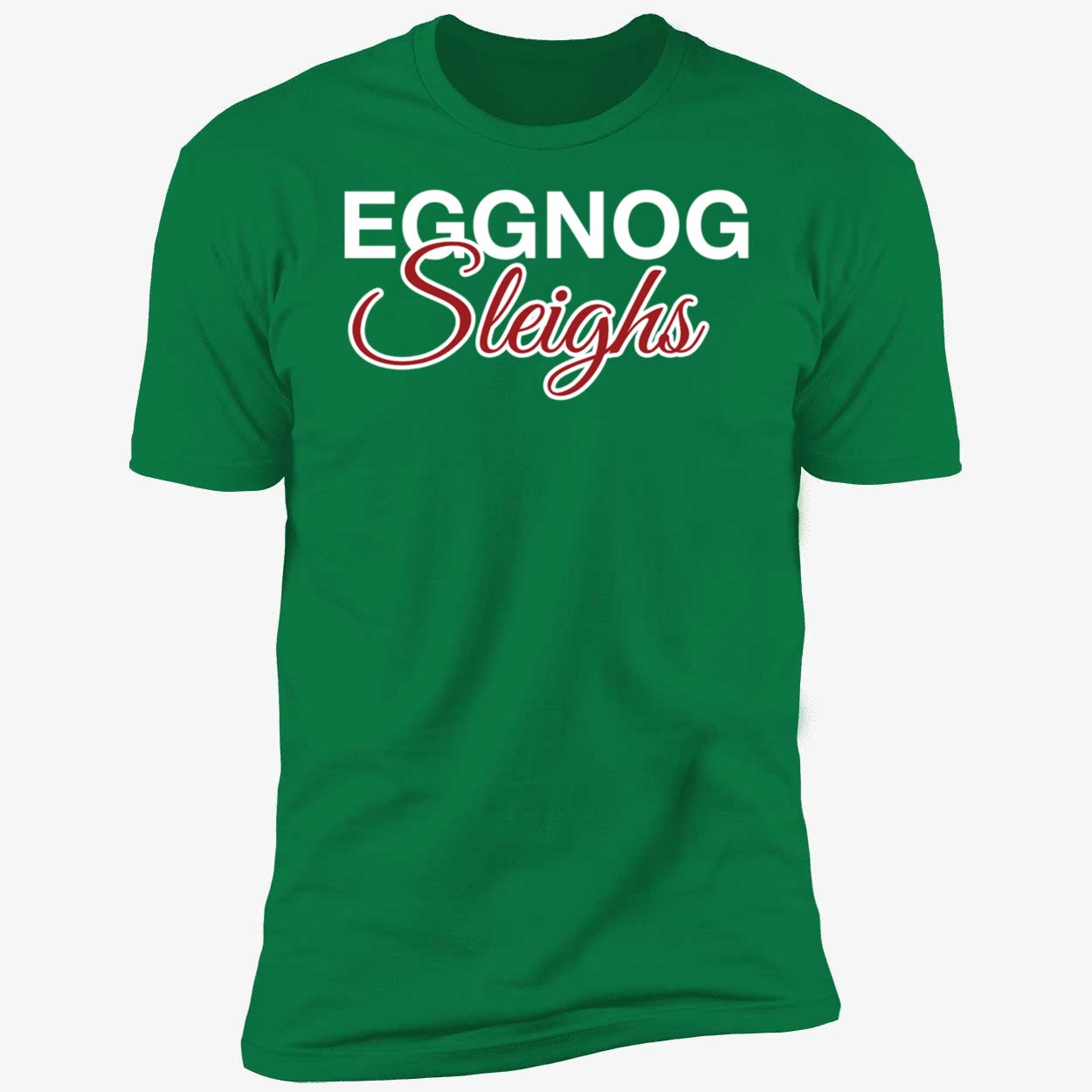 Eggnog Sleighs Premium SS T-Shirt