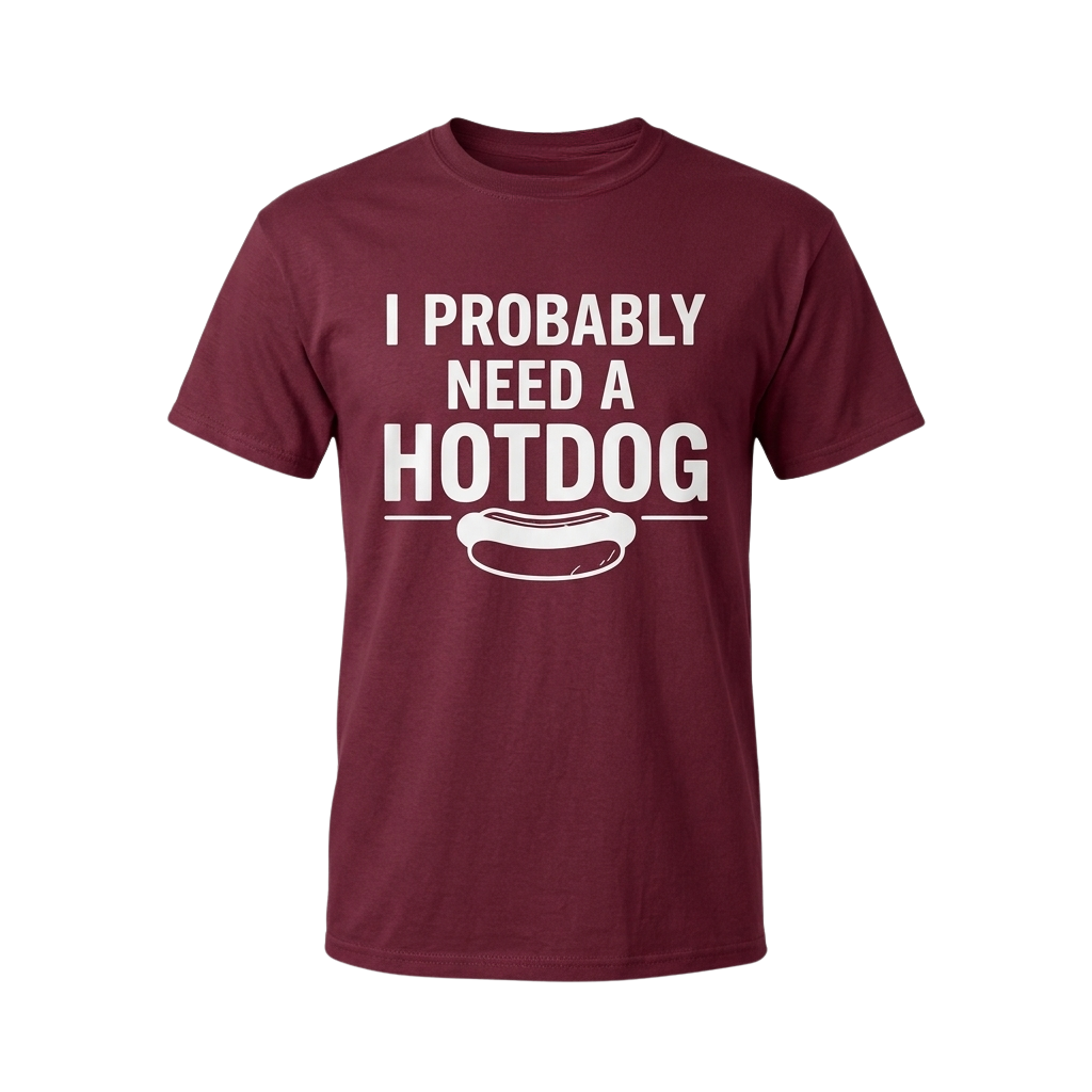 Eric Mittenthal I Probably Need A Hot Dog Shirt