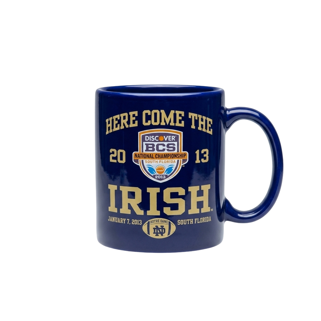 Here Come The Irish Notre Dame Mug