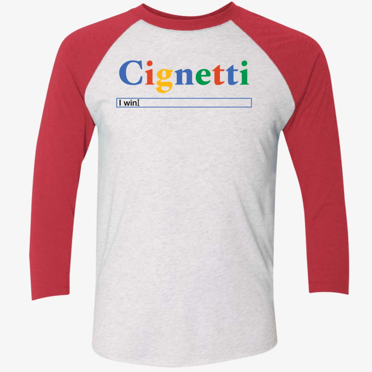 Indiana Cignetti I Win Search Bar Shirt
