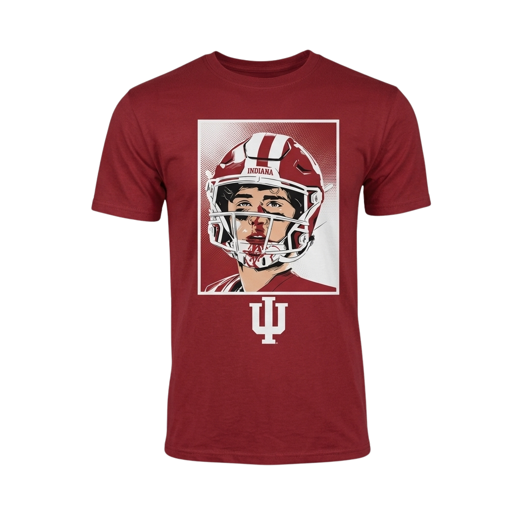 Indiana Football Josh Hoover Bloody Face Shirt