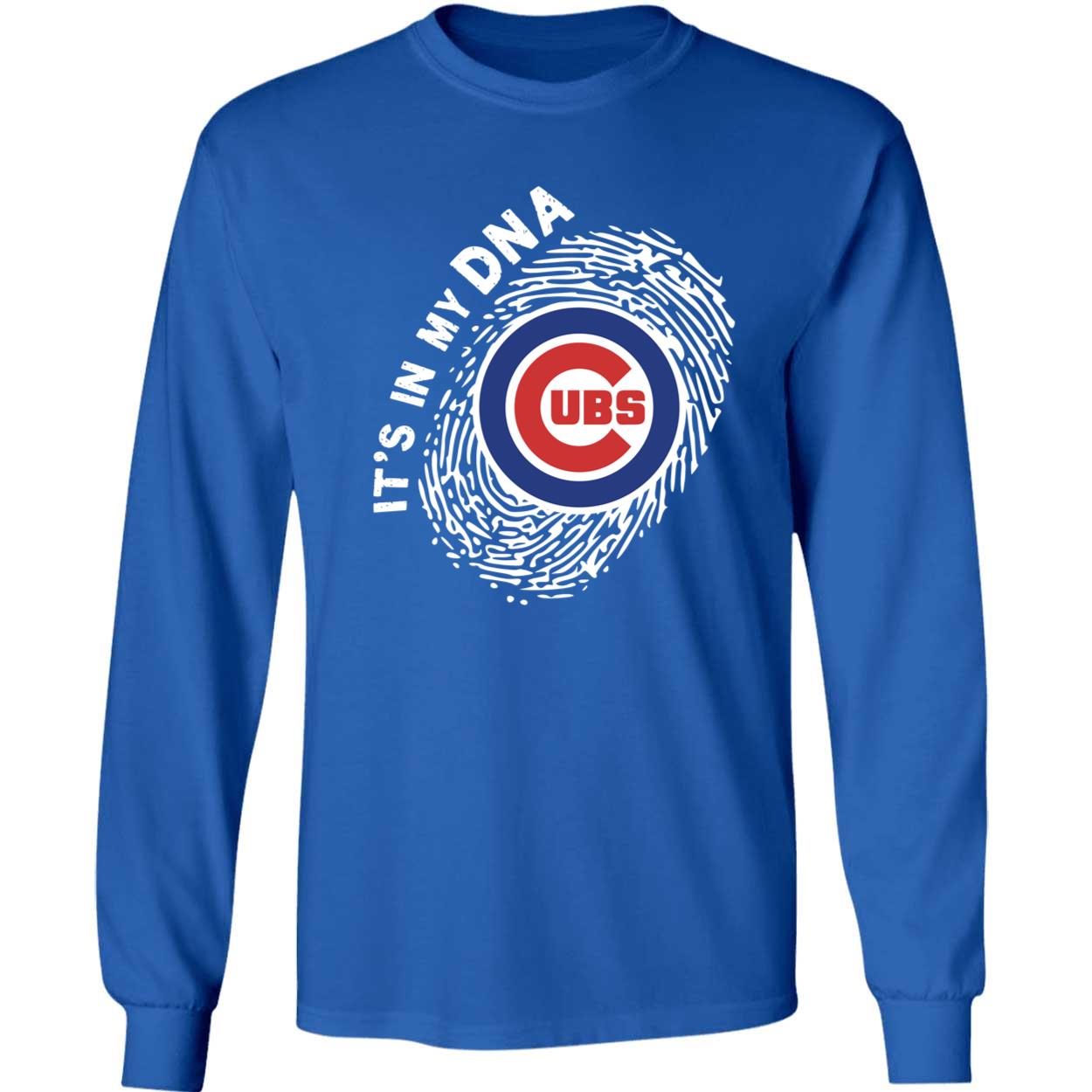 It's In My Dna Chicago Cubs Long Sleeve Shirt