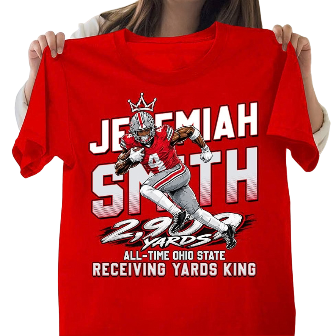 Jeremiah Smith All Time Ohio State Receiving Yards King Shirt
