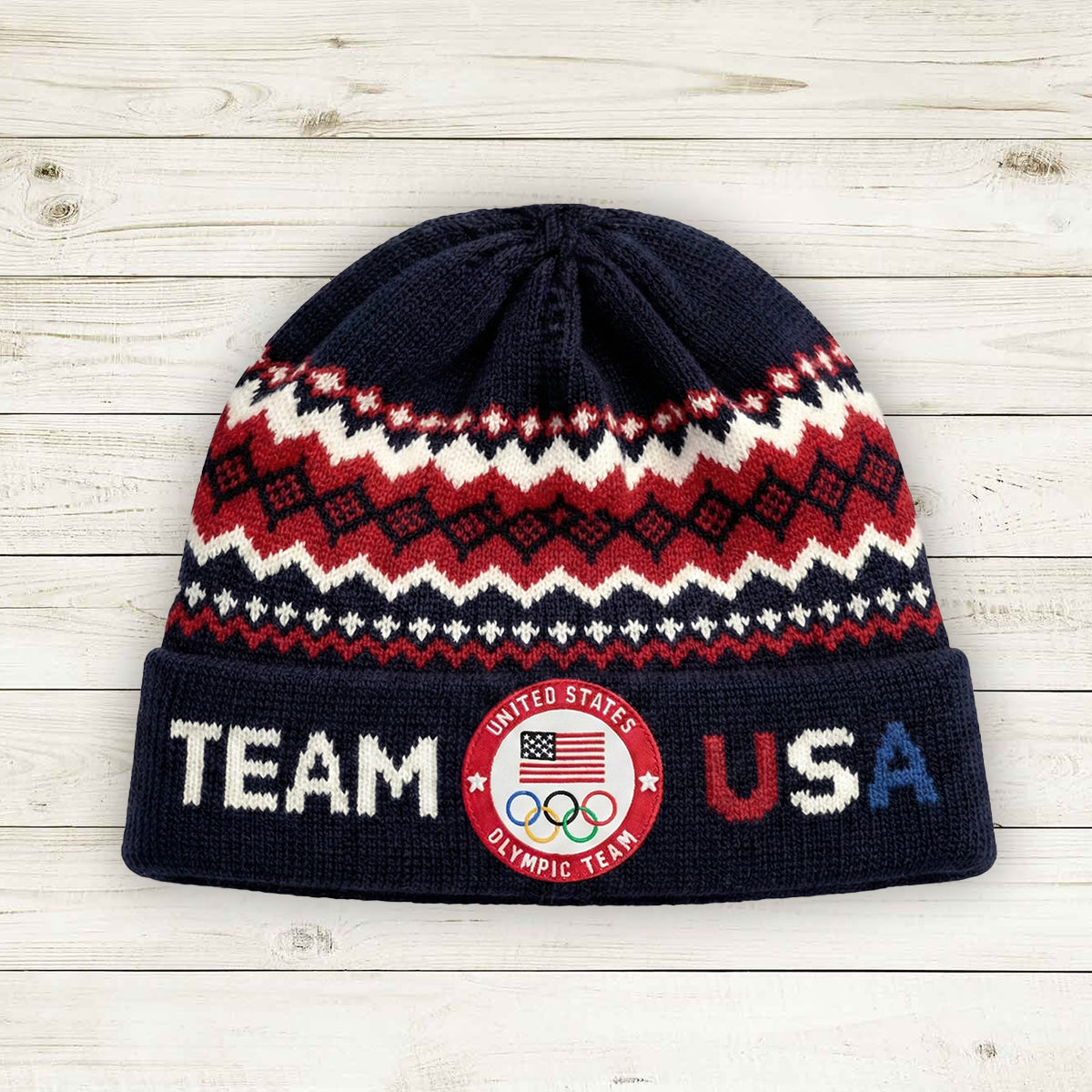 Team Usa Winter Olympics 2026 Knit Beanie Hat
