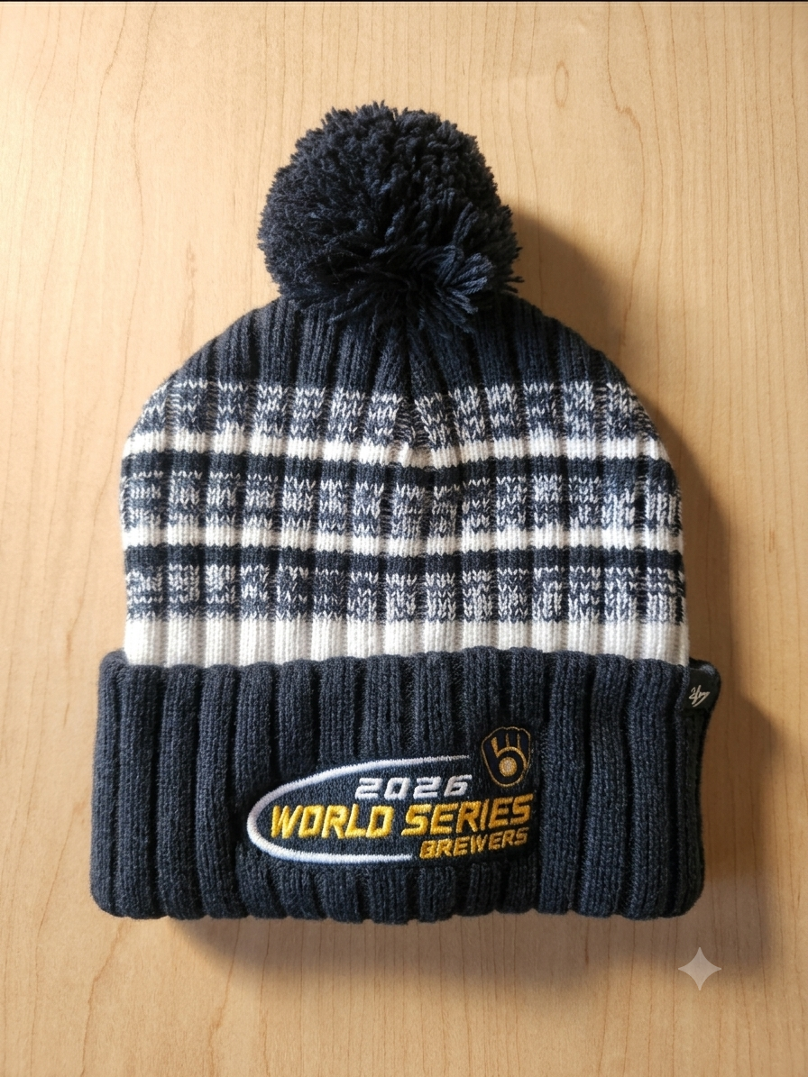 Milwaukee Brewers World Series 2026 Beanie Hat