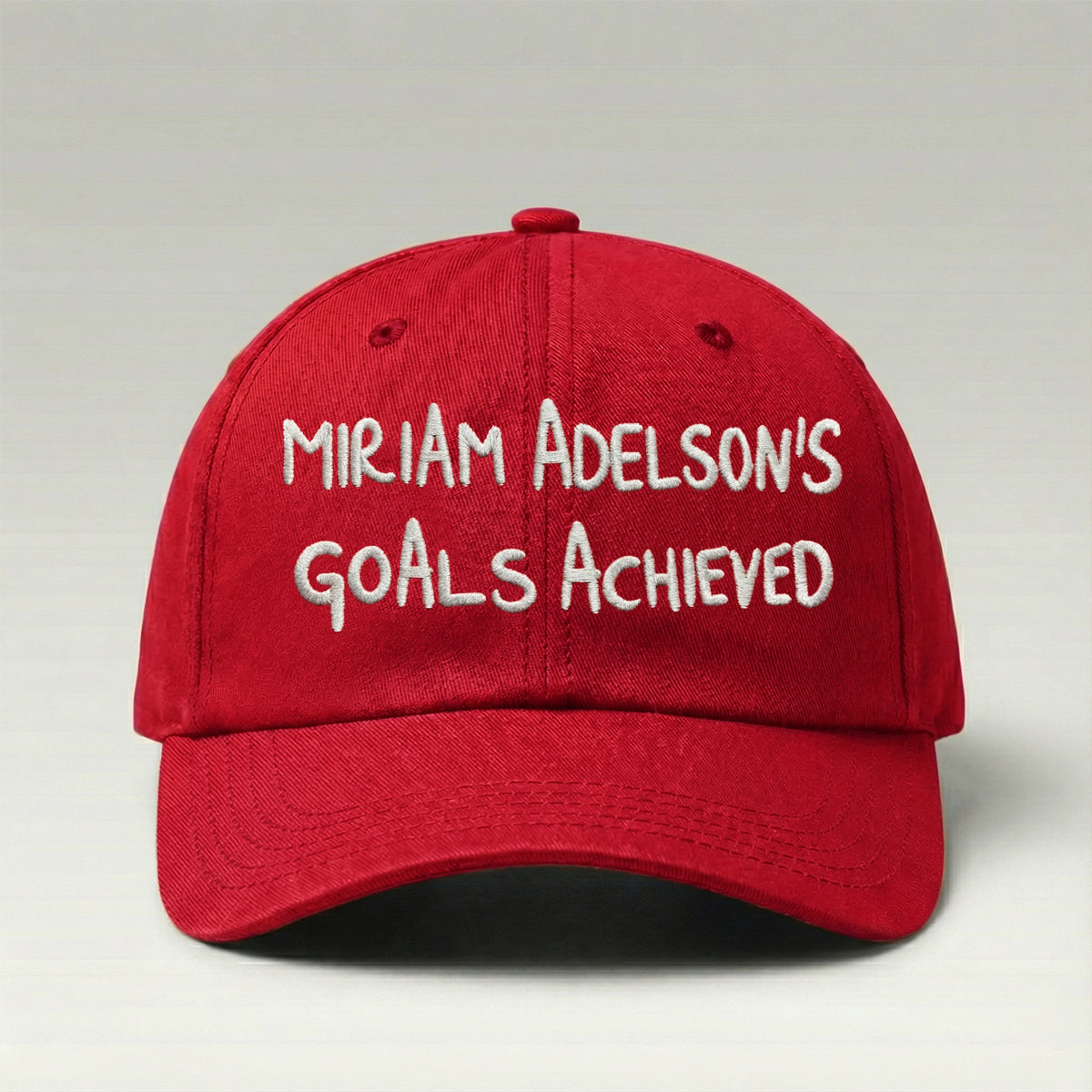 Miriam Adelson's Goals Achieved Hat