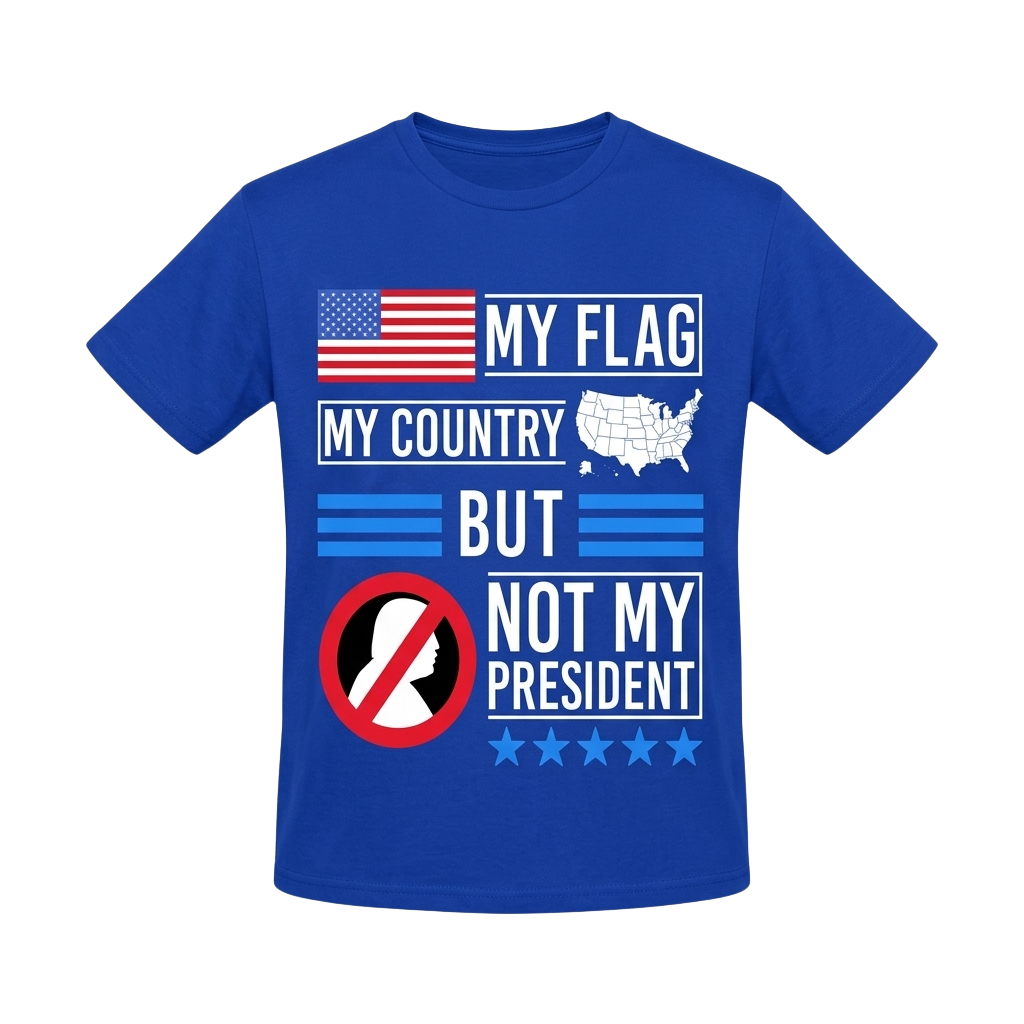 My Flag My Country But Not My President Shirt