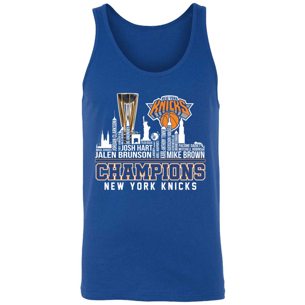 New York Knicks 2025 Champions Cup Long Sleeve Shirt