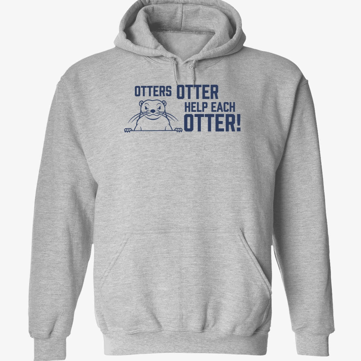Otters Otter Help Each Otter Hoodie