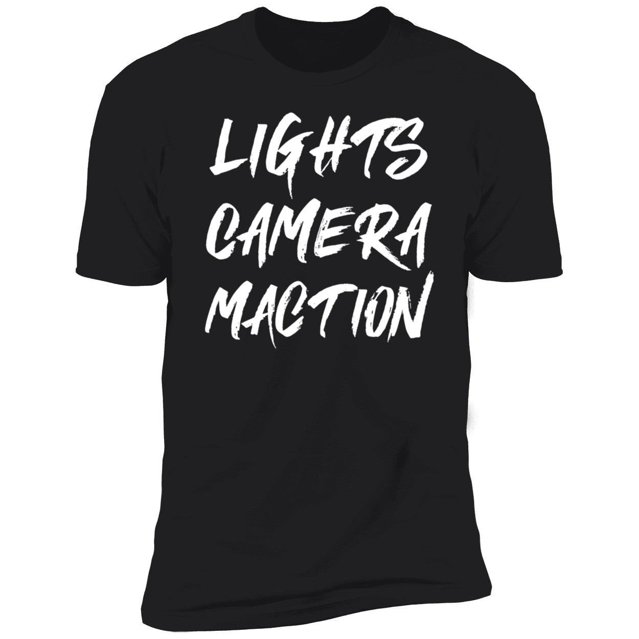 Pat Mcafee Lights Camera Maction Premium SS T-Shirt
