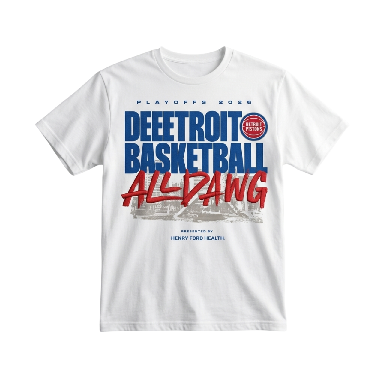 Playoffs 2026 Deeetroit Basketball All Dawg Shirt