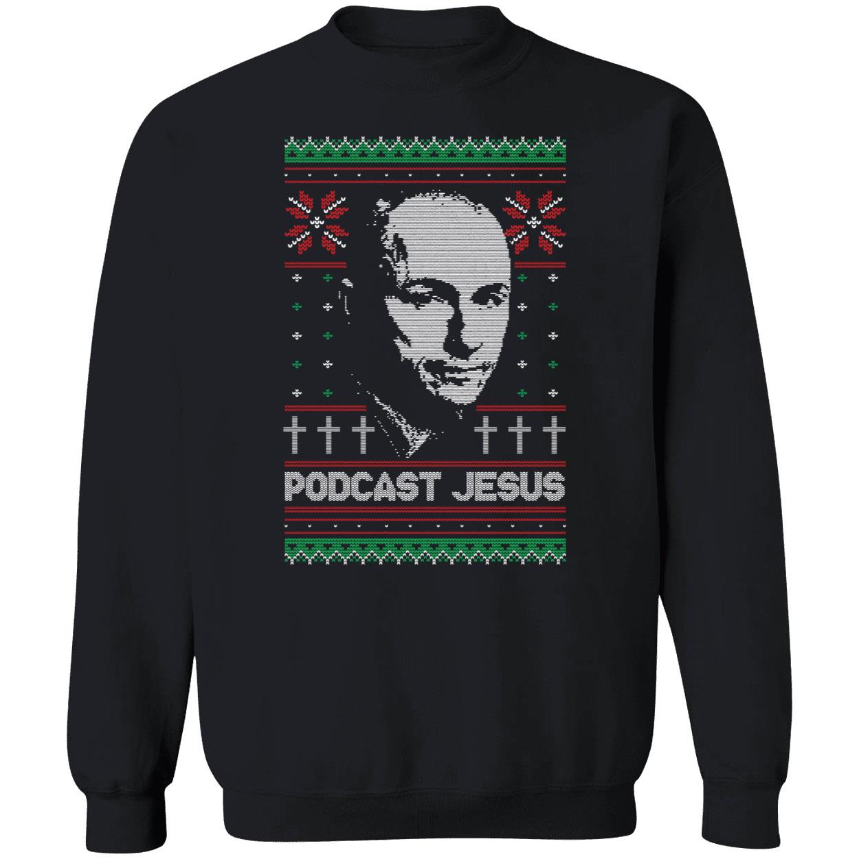 Podcast Jesus Christmas Sweatshirt