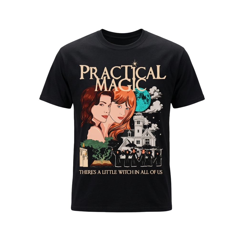 Practical Magic Theres A Little Witch In All Of Us Shirt