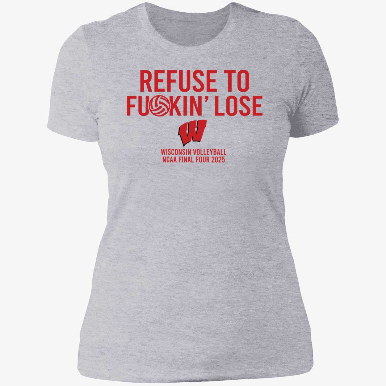 Refuse To F*ckin' Lose Wisconsin Volleyball Hoodie