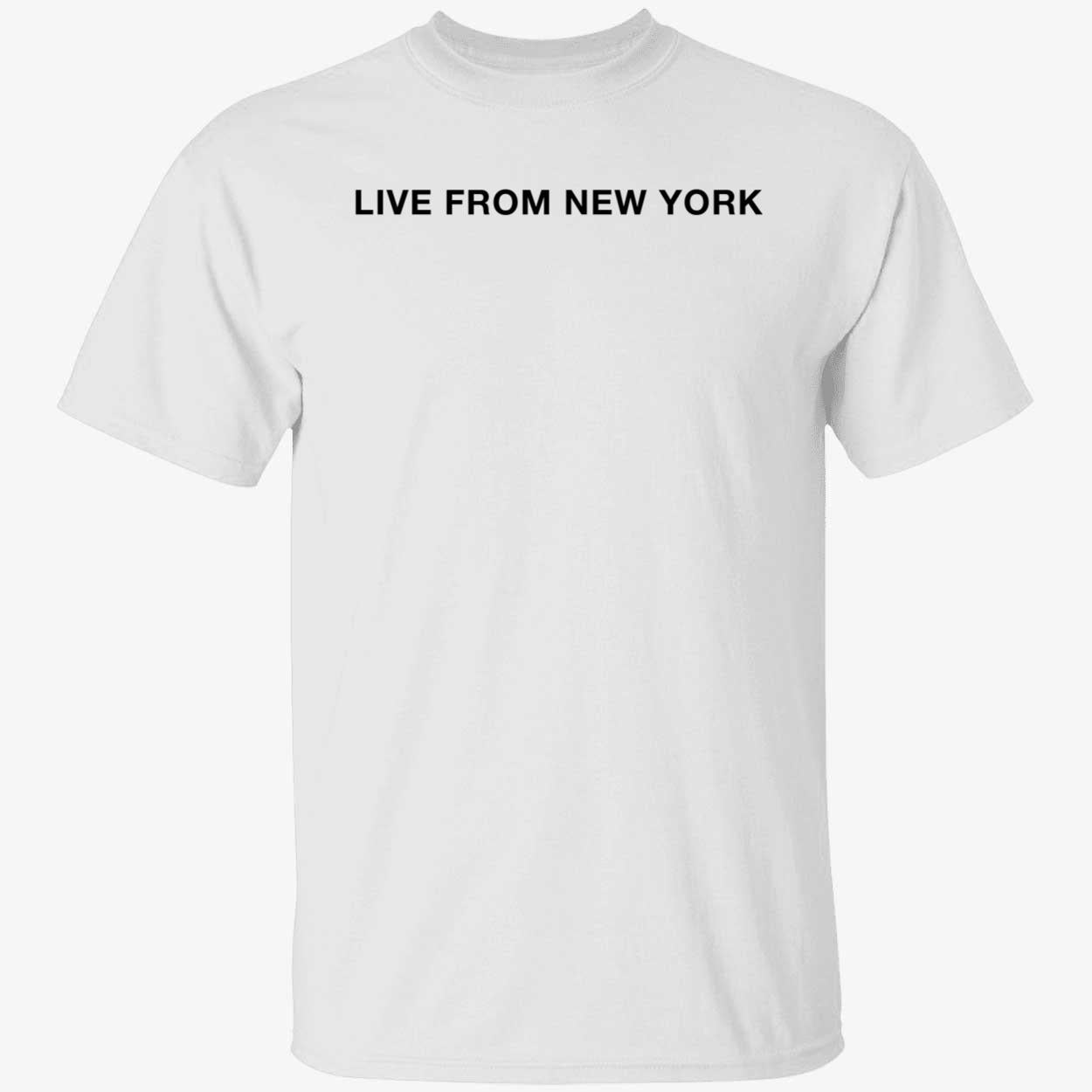 Sabrina Carpenter Embroidered Live From New York T-Shirt