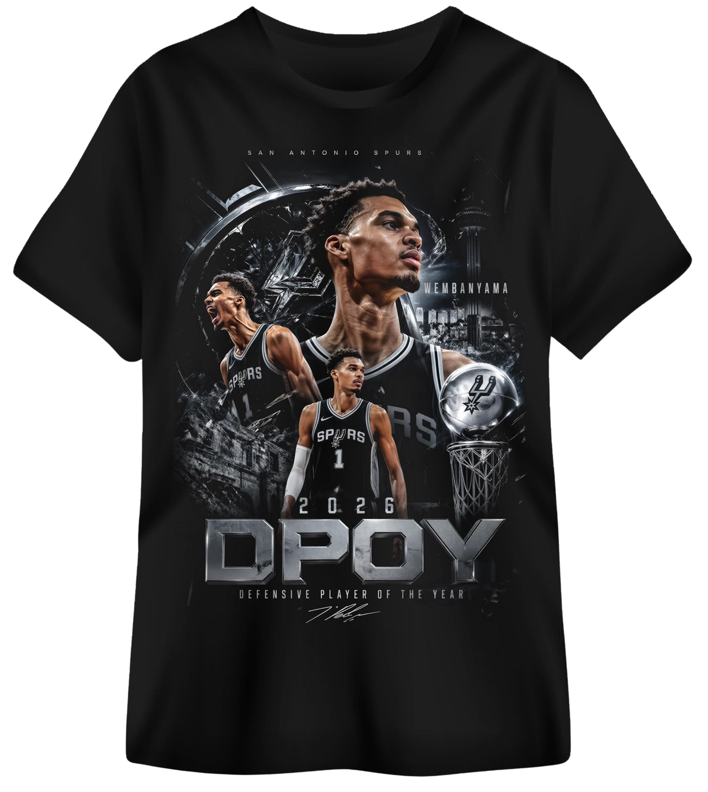 San Antonio Spurs Dpoy Defensive Player Of The Year 2026 Shirt