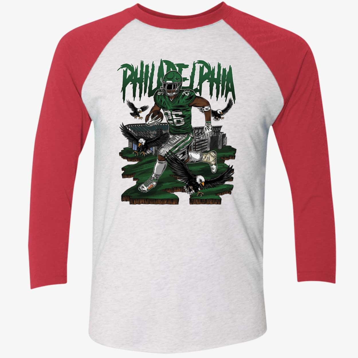 Saquon Barkley Run It Up Philadelphia Eagles Shirt