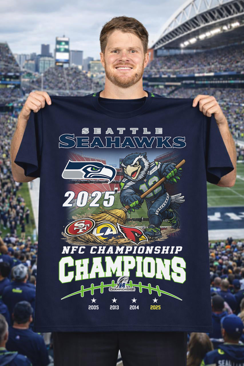 Seattle Seahawks 2025 NFC Champions Shirt