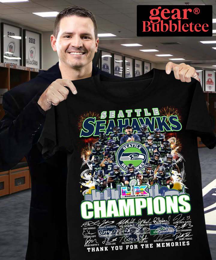 Seattle Seahawks Super Bowl Champions Thank You For The Memoris Shirt