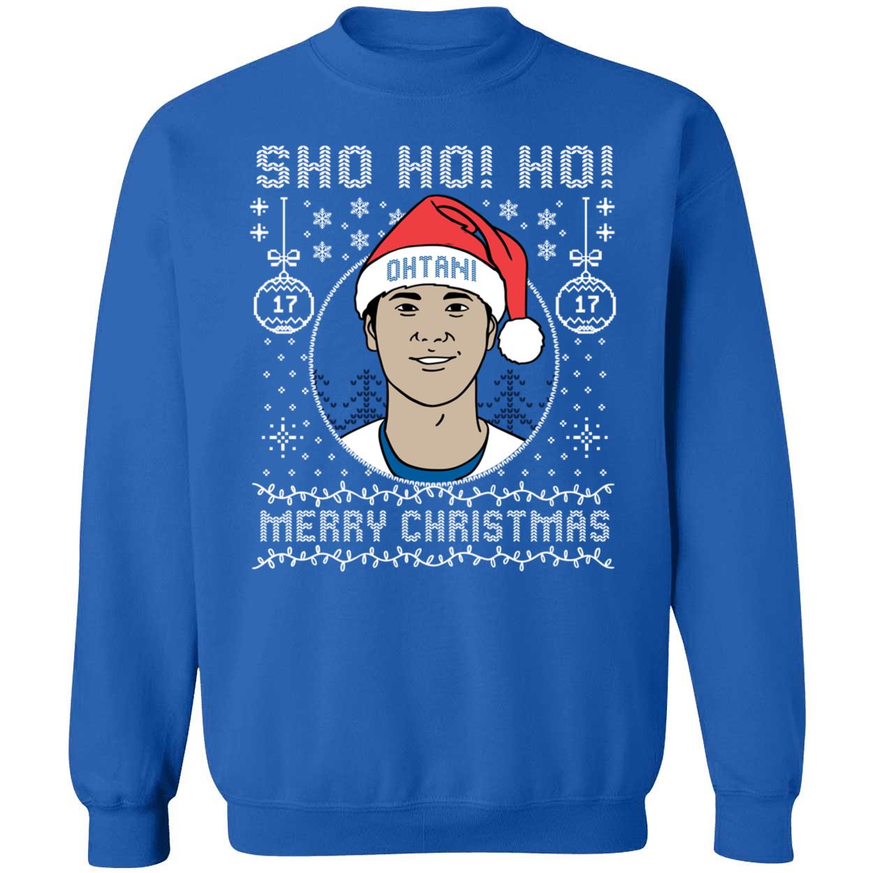 Sho Ho Ho Merry Christmas Shohei Ohtani Sweatshirt
