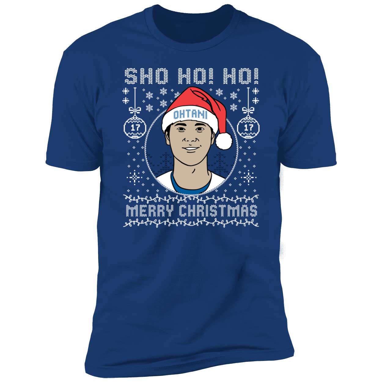 Sho Ho Ho Merry Christmas Shohei Ohtani Premium SS T-Shirt
