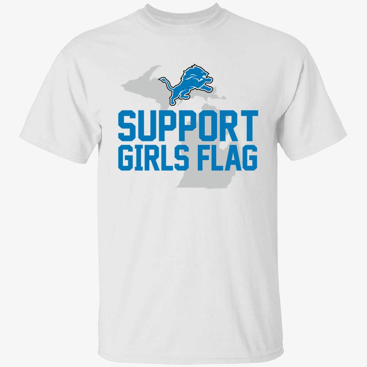 Support Girls Flag Detroit Shirt