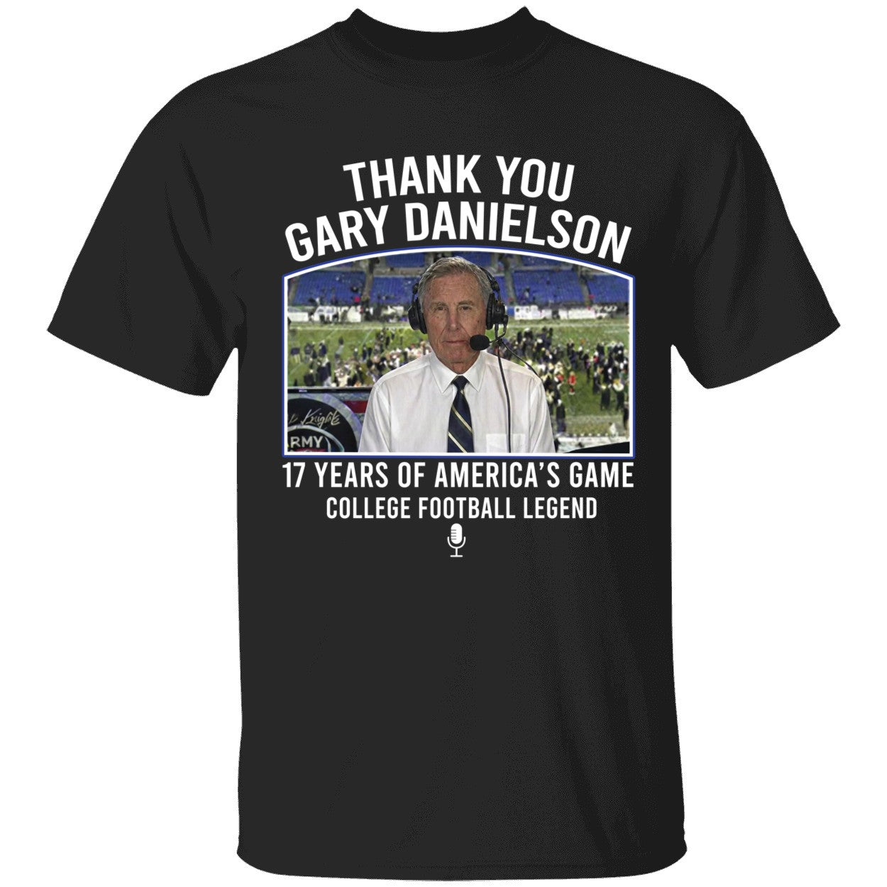 Thank You Gary Danielson 17 Years Of America's Game Shirt