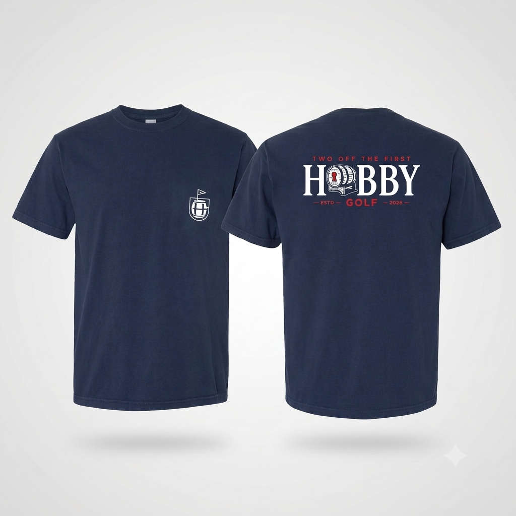 The Hobby Two Off The First Golf 2026 Shirt