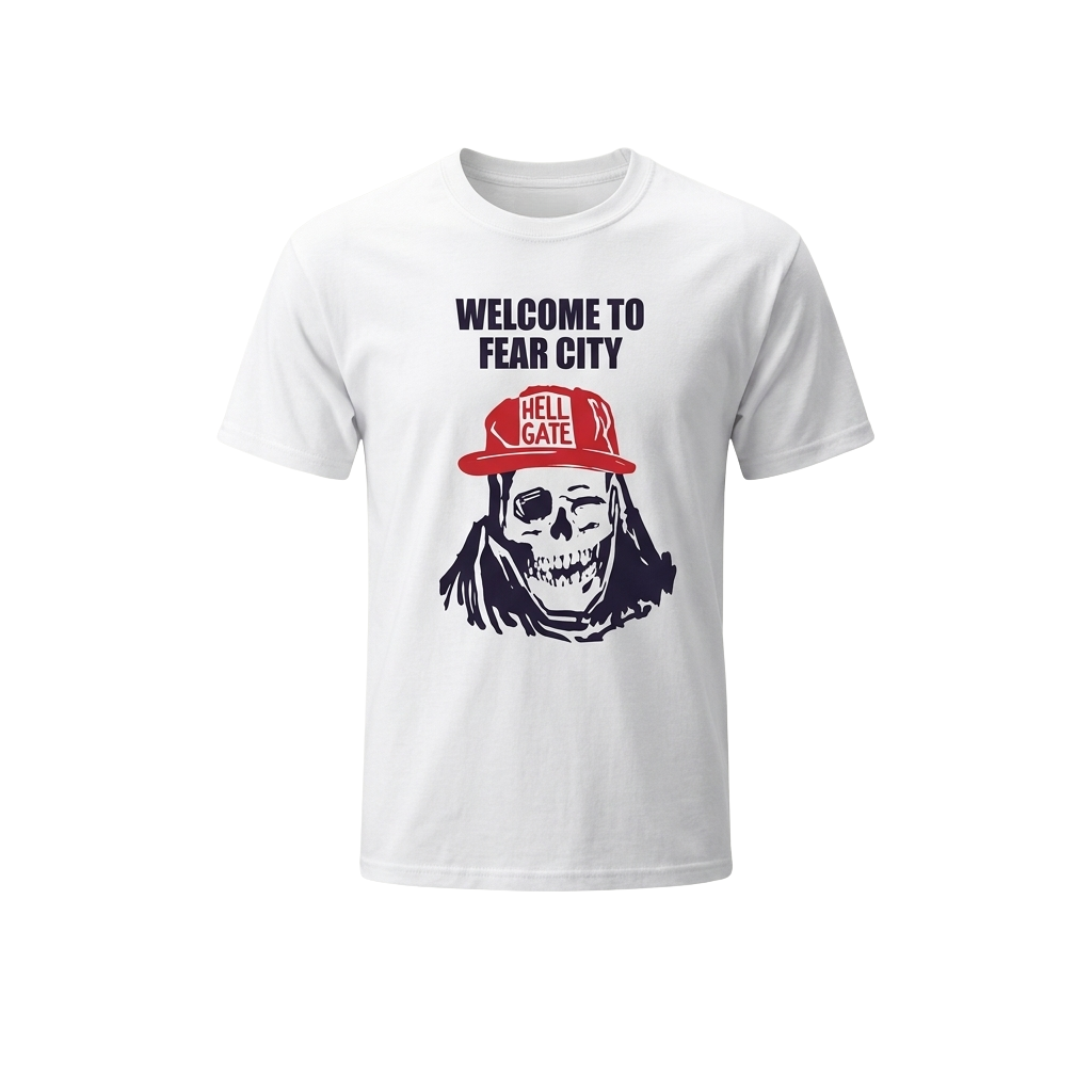 Welcome To Fear City Skull Shirt