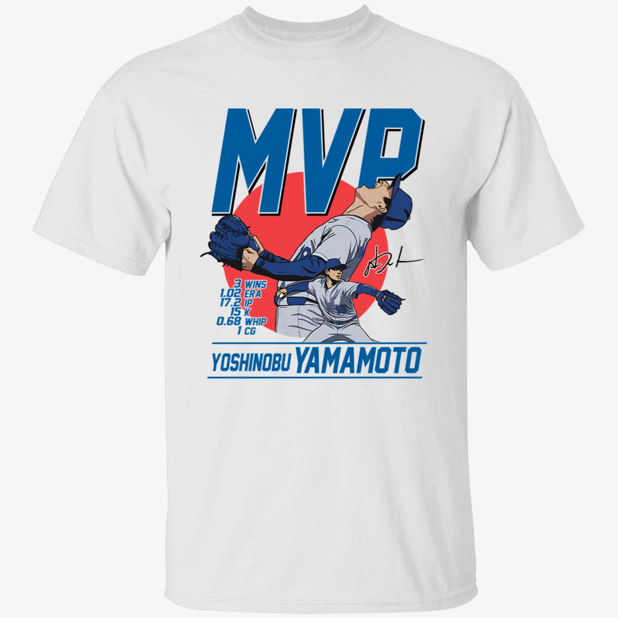 Yoshinobu Yamamoto Series Mvp T-Shirt