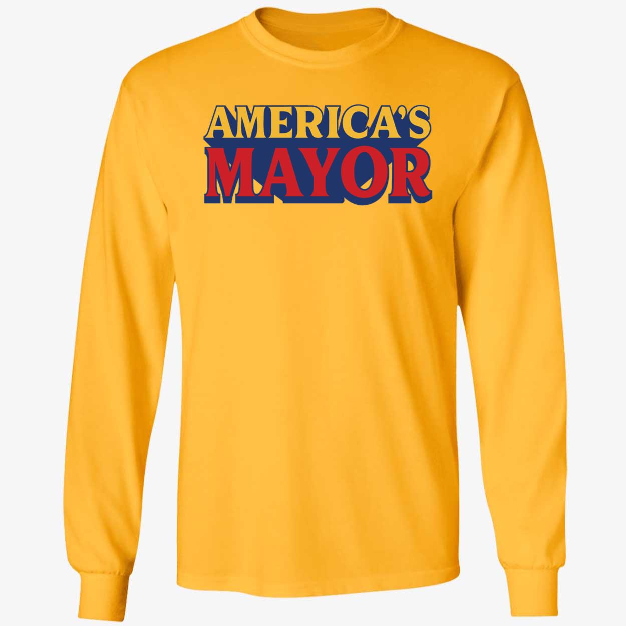 Zohran Mamdani America's Mayor Long Sleeve Shirt