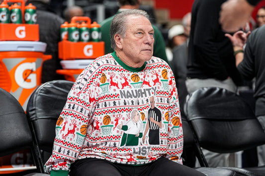 Tom Izzo Naughty List Ugly Christmas Sweater