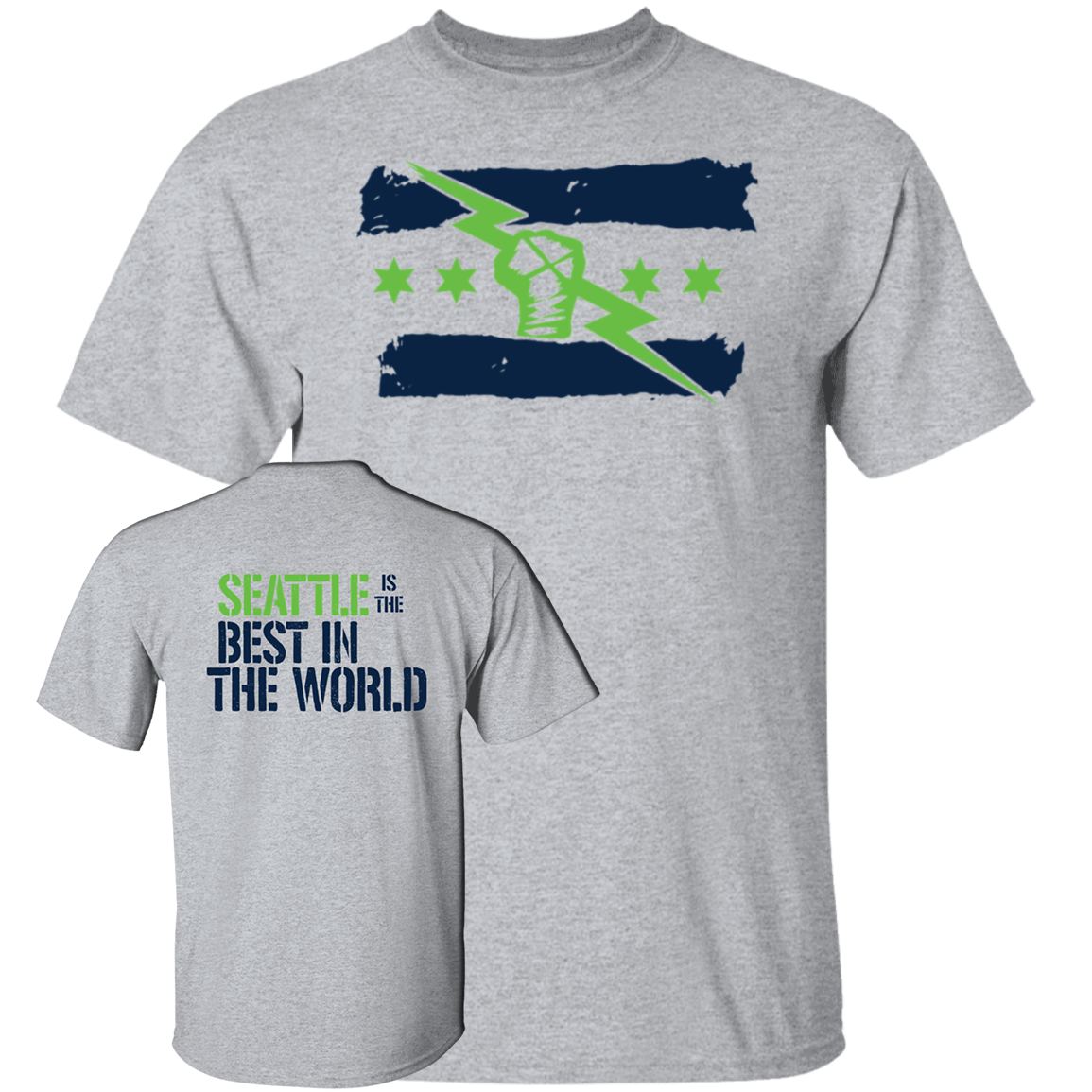 [Front + Back] Seattle Is The Best In The World Shirt