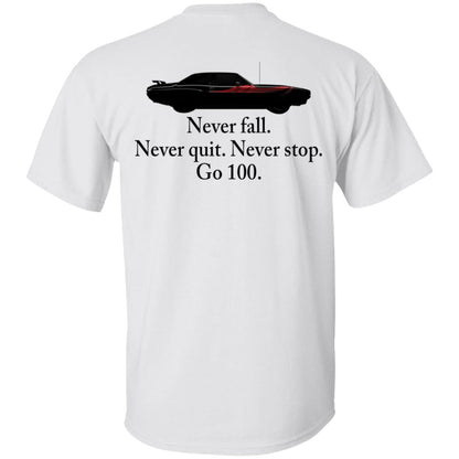 [Front + Back] Superm 100 Never Fall Never Quit Never Stop Go 100 Shirt