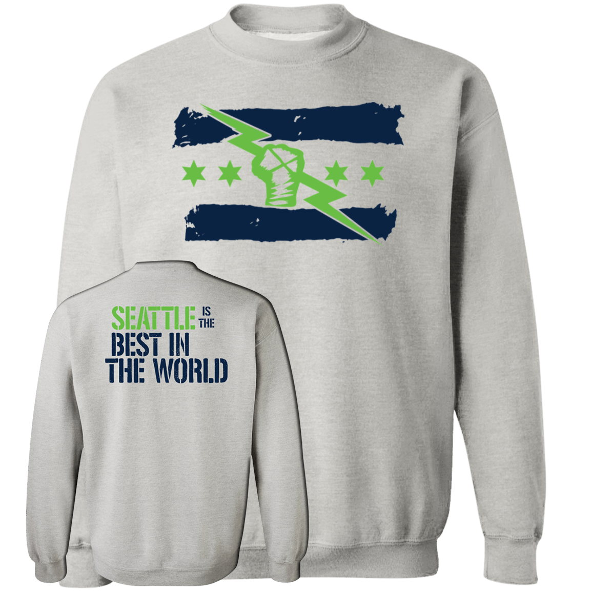[Front + Back] Seattle Is The Best In The World Shirt