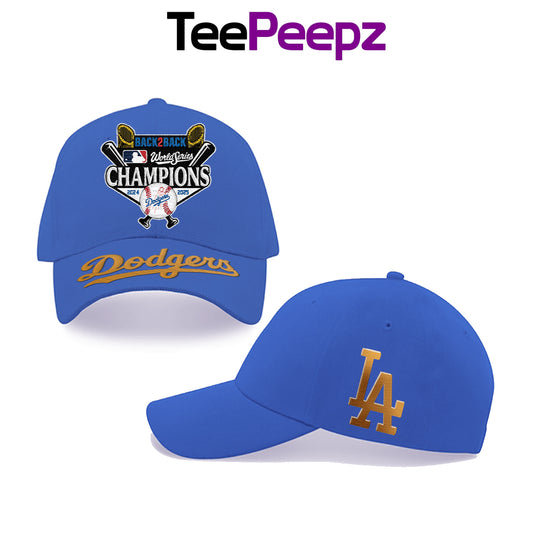 2025 LA Dodgers Back To Back World Series Champions Hat