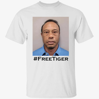 2026 Tiger Woods Mugshot #freetiger Shirt
